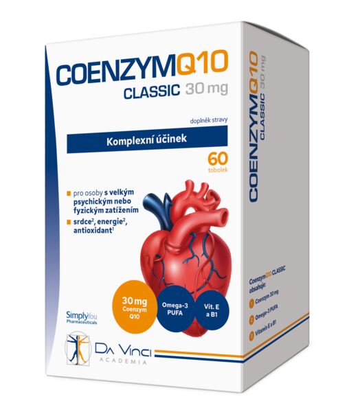 Coenzym Q10 Classic 30 mg DaVinci Academia 60 tobolek