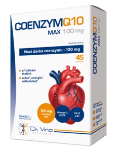 Coenzym Q10 Max 100 mg DaVinci Academia 45 tobolek