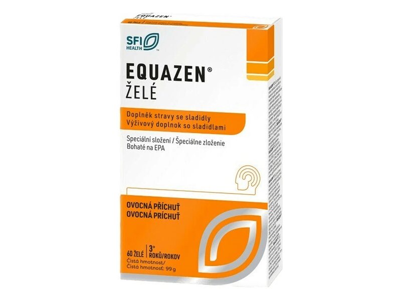 Equazen ovocná příchuť 60 žvýkacích tobolek