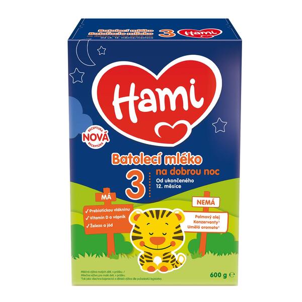 Hami 3 Na dobrou noc batolecí mléko 12+ měsíců 600 g