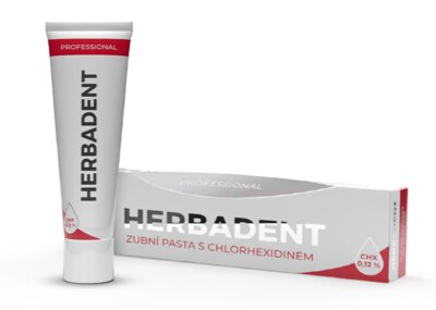 Herbadent Professional zubní pasta s CHX 0,12 % 40 g