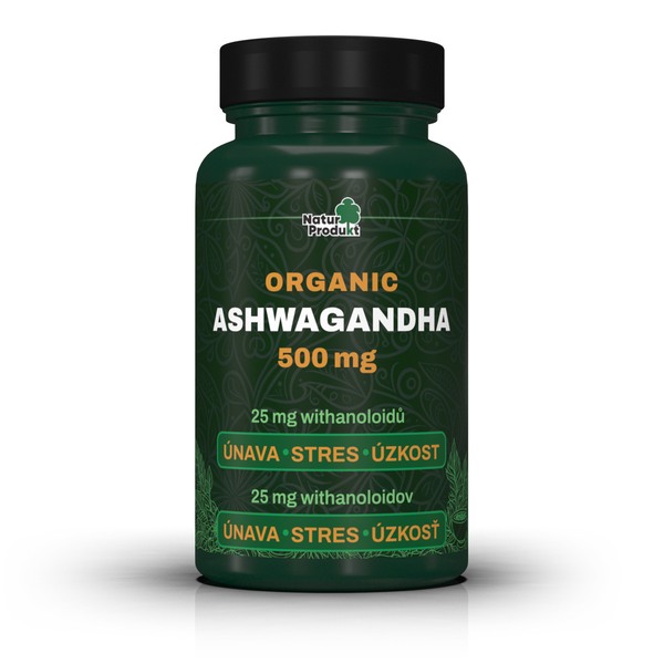Naturprodukt Ashwagandha organic 500 mg 60 tobolek