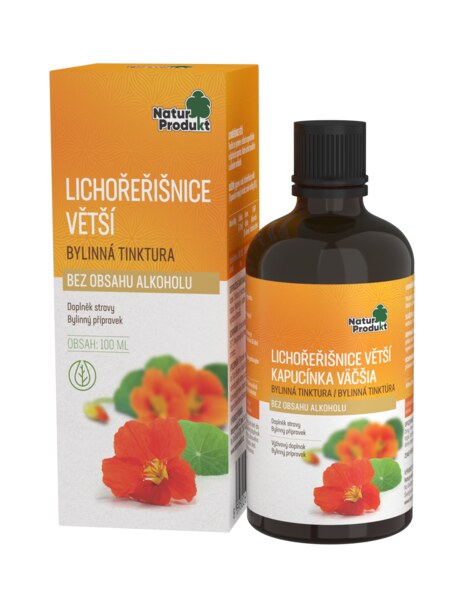 Naturprodukt Lichořeřišnice větší bylinná tinktura 100 ml