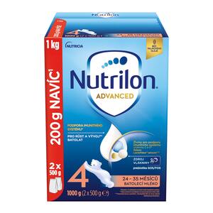 Nutrilon Advanced 4 batolecí mléko 24+ měsíců 2 x 500 g Nutrilon Advanced 4 batolecí mléko 24+ měsíců 2 x 500 g