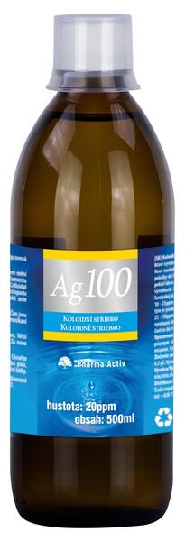Pharma Activ Koloidní stříbro Ag 100 20ppm 500 ml