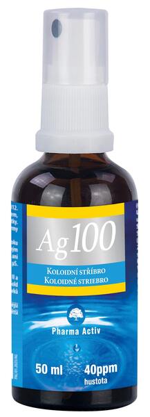 Pharma Activ Koloidní stříbro Ag 100 40ppm sprej 50 ml