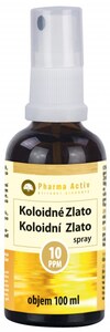 Pharma Activ Koloidní zlato 10ppm sprej 100 ml