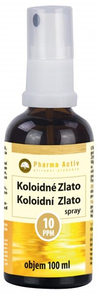 Pharma Activ Koloidní zlato 10ppm sprej 100 ml