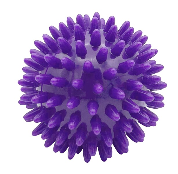 Rehabiq Masážní míček Ježek 7 cm fialový 1 ks