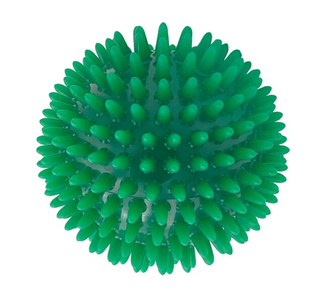 Rehabiq Masážní míček Ježek 9 cm zelený 1 ks