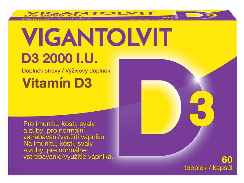 Vigantolvit D3 2000 I.U. 60 tobolek