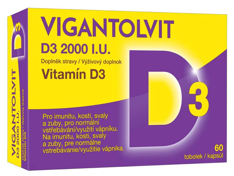 Vigantolvit D3 2000 I.U. 60 tobolek Vigantolvit D3 2000 I.U. 60 tobolek