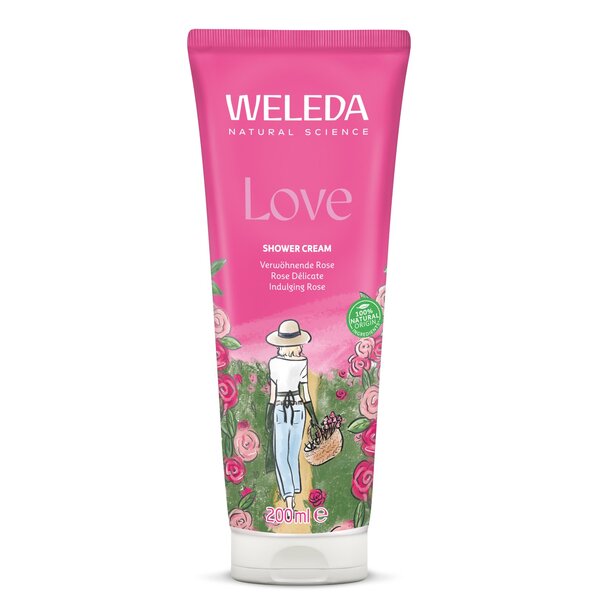 Weleda Love Růžový sprchový krém 200 ml