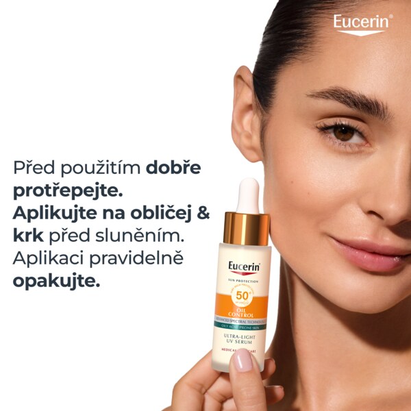 Eucerin Sun UV Sérum na opalování na obličej SPF50+ 30 ml