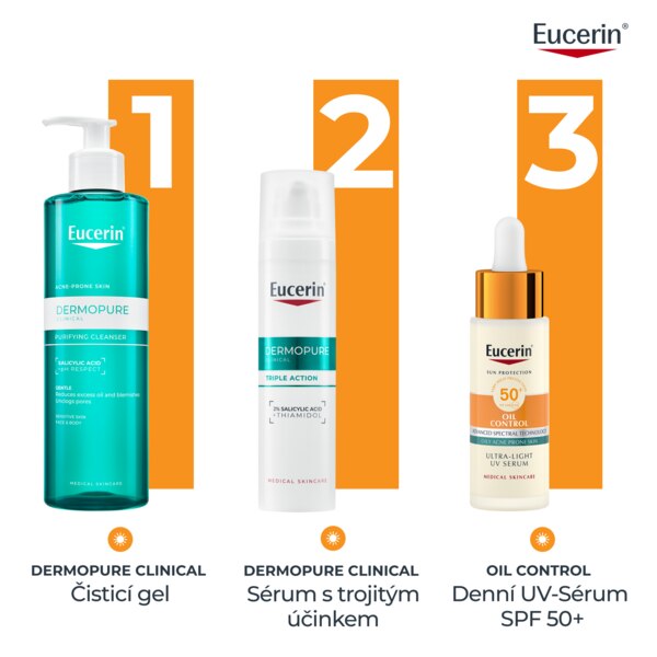 Eucerin Sun UV Sérum na opalování na obličej SPF50+ 30 ml