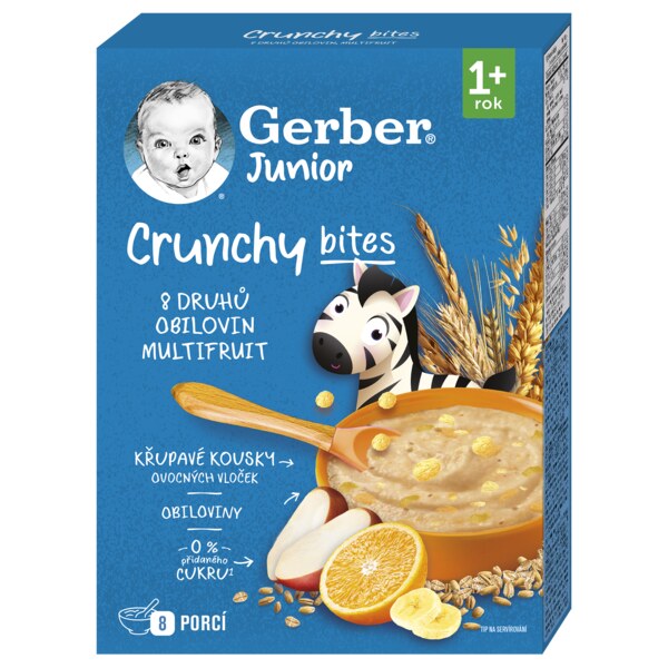 Gerber Junior Nemléčná kaše Ovocná 1 rok+ 200 g
