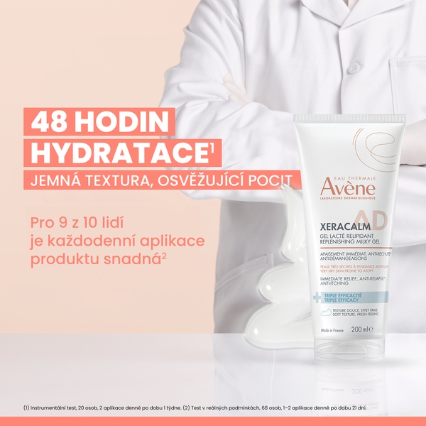 Avene XeraCalm A.D Relipidační mléčný gel 200 ml Avene XeraCalm A.D Relipidační mléčný gel 200 ml