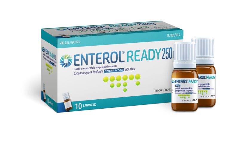 Enterol Ready 250 mg perorální suspenze 10x8 ml