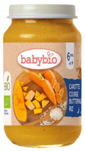 BABYBIO bio mrkev dýně a rýže 200 g