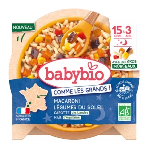 BABYBIO makaróny s letní zeleninou 200 g