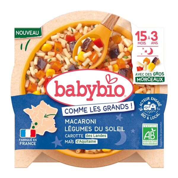 Babybio makaróny s letní zeleninou 200 g Babybio makaróny s letní zeleninou 200 g