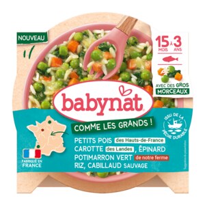 BABYNAT rizoto se zeleninou a divokou treskou 200 g