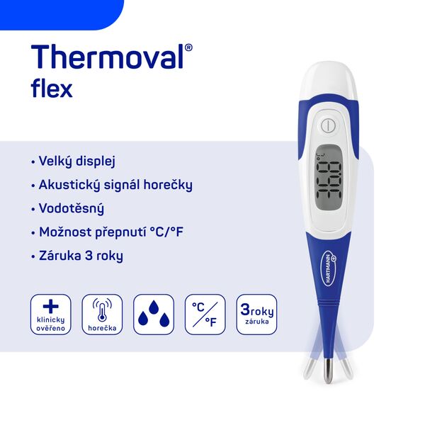 Thermoval Flex digitální teploměr 1 ks
