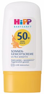 Hipp Babysanft Opalovací krém na obličej SPF50+ 30 ml