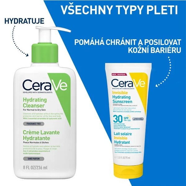 CeraVe Hydratační opalovací mléko SPF30 75 ml