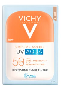 Vichy Capital Soleil UV Aqua Tónovaný fluid Light SPF50 50 ml