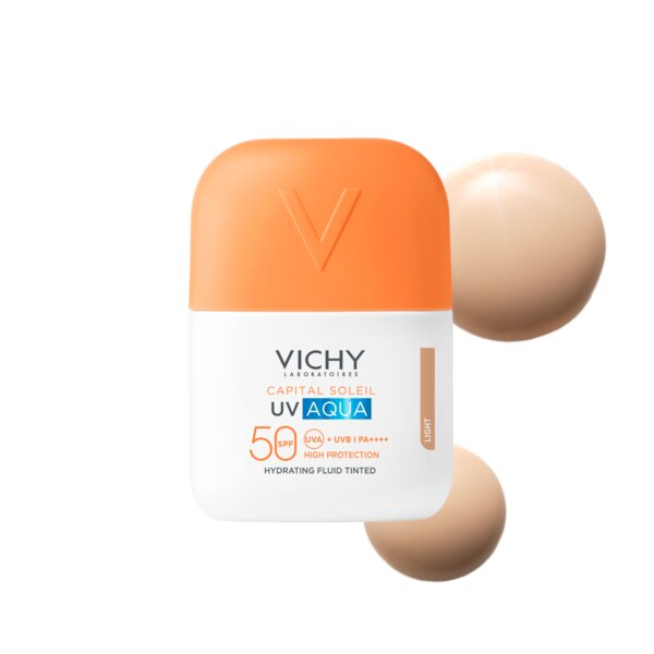 Vichy Capital Soleil UV Aqua Tónovaný fluid Light SPF50 50 ml