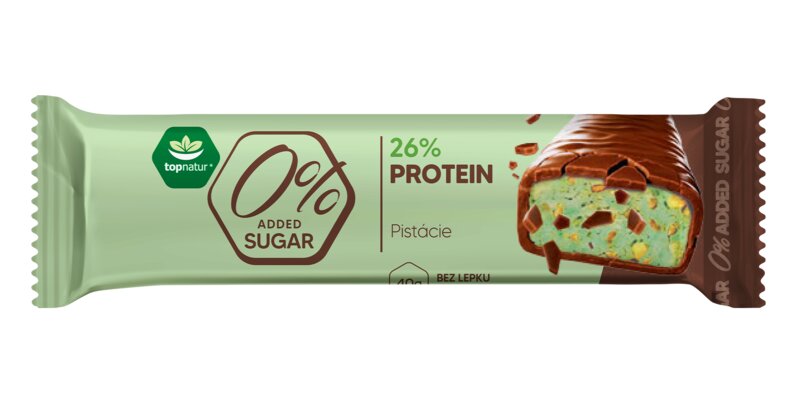 Topnatur tyčinka Protein Pistácie 40 g Topnatur tyčinka Protein Pistácie 40 g