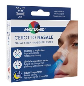 Master Aid Nosní náplasti 56x17mm 10 ks