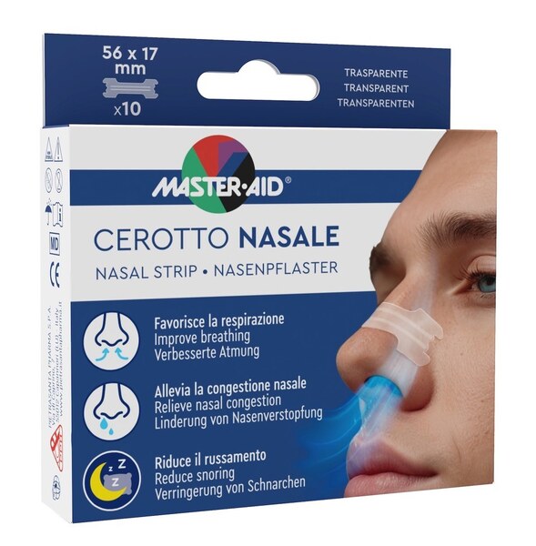 Master Aid Nosní náplasti 56x17mm 10 ks