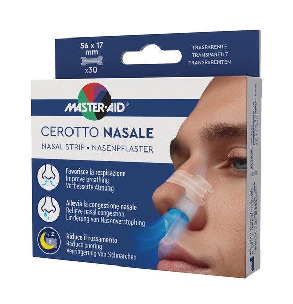 Master Aid Nosní náplasti 56x17mm 30 ks