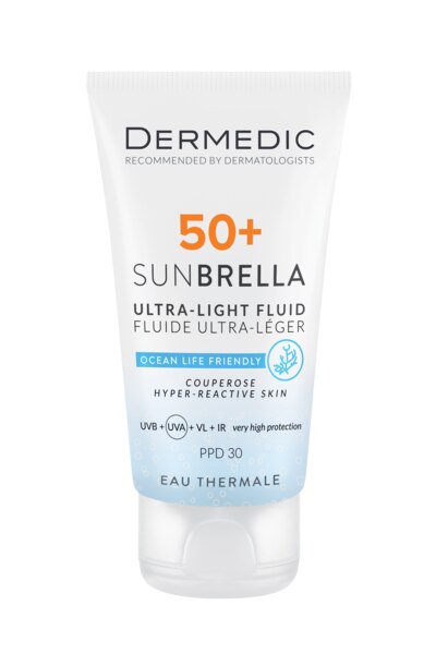 Dermedic Sunbrella Ultra lehká emulze na opalování SPF50+ kuperózní a hyperreaktivní pleť 40 ml