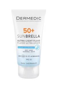 Dermedic Sunbrella Ultra lehká emulze na opalování SPF50+ suchá a normální pleť 40 ml
