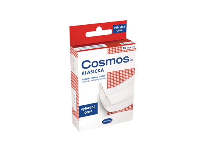 Cosmos Klasická Náplast z netkané textilie 1 m x 6 cm