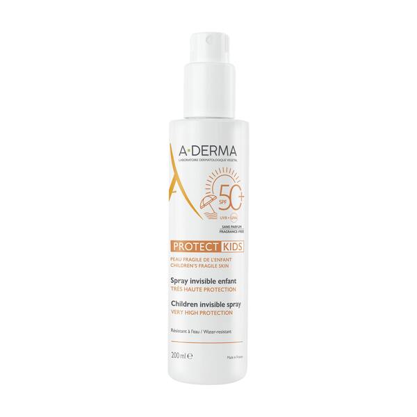 A-Derma Protect Kids SPF50+ Transparentní sprej 200 ml