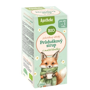 Apotheke Pohádkový Průduškový sirup s mateřídouškou BIO 1+ 250 g Apotheke Pohádkový Průduškový sirup s mateřídouškou BIO 1+ 250 g