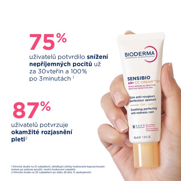 Bioderma Sensibio AR+ CC SPF50+ krém 40 ml Bioderma Sensibio AR+ CC SPF50+ krém 40 ml