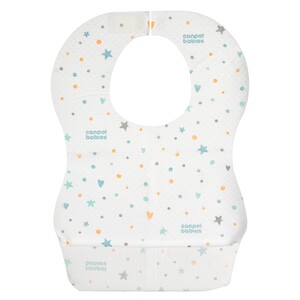 Canpol Babies Bryndák voděodolný jednorázový s kapsou 10 ks