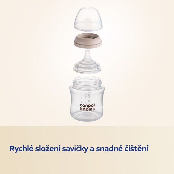 Canpol Babies Lahev Antikoliková Natural Shape 150 ml 1 ks