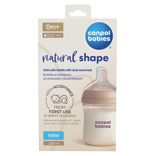 Canpol Babies Lahev Antikoliková Natural Shape 150 ml 1 ks