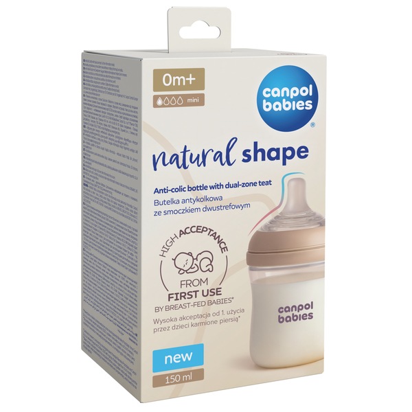 Canpol Babies Lahev Antikoliková Natural Shape 150 ml 1 ks