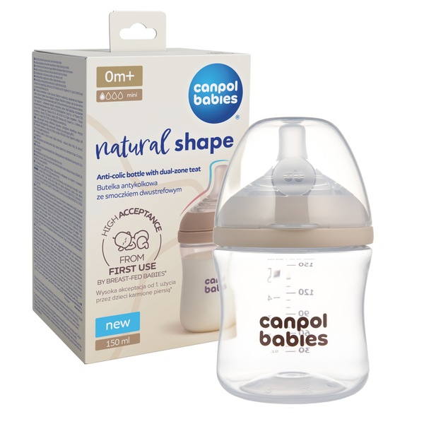Canpol Babies Lahev Antikoliková Natural Shape 150 ml 1 ks