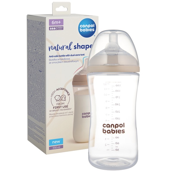 Canpol Babies Lahev Antikoliková Natural Shape 330 ml 1 ks