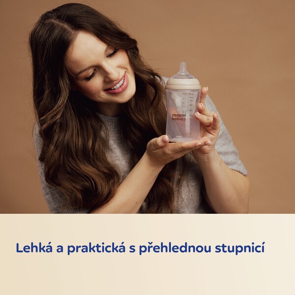 Canpol Babies Lahev Antikoliková Natural Shape 330 ml 1 ks