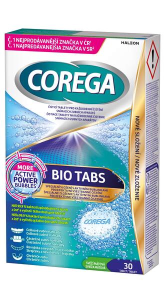 Corega Bio Tabs čisticí tablety 30 ks