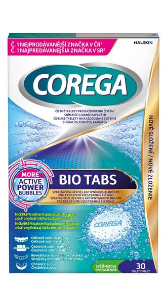 Corega Bio Tabs čisticí tablety 30 ks
